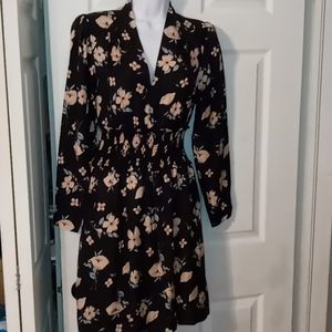 Flower Black dress(SKU548)
